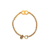 Celine Gold Plated Circle Charm Bracelet Secondhand