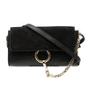 Chloé Mini Calfskin and Suede Faye Chain Crossbody Secondhand