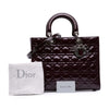Dior Large Patent Cannage Lady Dior Secondhand