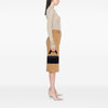 Bottega Veneta Velvet and Satin Intrecciato Top Handle Bag Secondhand
