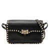 Valentino Medium Leather Rockstud Flap Crossbody Secondhand