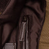 Yves Saint Laurent Canvas and Velvet Rive Gauche Pleated Hobo Secondhand