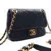 Chanel CC Mini Square Quilted Caviar Single Flap Secondhand