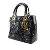 Dior Medium Patent Cannage Lady Dior Secondhand