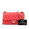 Chanel Mini Rectangular Classic Lambskin Single Flap Secondhand
