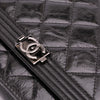 Secondhand Chanel Quilted Shiny Aged Calfskin Boy Wallet On Chain