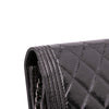 Secondhand Chanel Quilted Shiny Aged Calfskin Boy Wallet On Chain