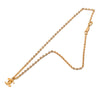 Chanel Gold Plated CC Pendant Necklace Secondhand