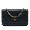 Chanel CC Quilted Caviar Wallet on Chain Secondhand
