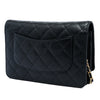 Chanel CC Quilted Caviar Wallet on Chain Secondhand