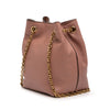 Chloé Mini Buffalo Leather Horse Medal Bucket Bag Secondhand