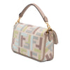 Fendi Mini Zucca Embroidered Canvas Baguette Satchel Secondhand