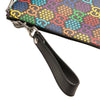 Secondhand Gucci GG Supreme Psychedelic Zip Clutch