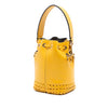 Fendi Mini Embossed Leather Whipstitch Mon Tresor Bucket Bag Secondhand