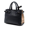 Burberry Small Derby Calfskin and House Check Banner Satchel Secondhand