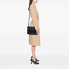 Burberry Small Derby Calfskin and House Check Banner Satchel Secondhand