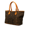 Fendi Zebra Print Canvas Tote Secondhand