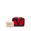 Valentino Bicolor Nappa Vlogo Viva Superstar Camera Chain Bag Secondhand
