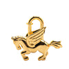 Secondhand Hermès Gold Plated Pegasus Cadena Lock Charm