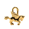 Secondhand Hermès Gold Plated Pegasus Cadena Lock Charm