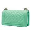 Secondhand Chanel Old Medium Quilted Calfskin Boy Flap