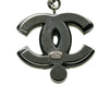 Chanel Ruthenium Resin Faux Pearl and Crystal Double Chain Necklace Secondhand