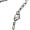 Chanel Ruthenium Resin Faux Pearl and Crystal Double Chain Necklace Secondhand