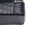Balenciaga Croc Embossed Leather Wristlet Clutch Secondhand
