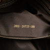 Secondhand Fendi Zucchino Crystal Double Flap Shoulder Bag