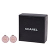 Chanel Resin CC Round Clip On Earrings Secondhand