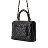 Chanel Extra Mini Quilted Caviar Coco Top Handle Bag Secondhand