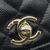Chanel Extra Mini Quilted Caviar Coco Top Handle Bag Secondhand
