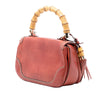 Gucci Medium Leather New Bamboo Satchel Secondhand