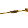 Chanel Gold Plated CC Safety Pin Brooch Secondhand