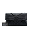 Chanel CC Quilted Calfskin Hamptons Foldover Flap Secondhand