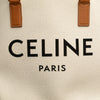 Secondhand Celine Small Canvas Logo Print Horizontal Cabas Tote
