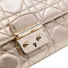 Dior Metallic Lambskin Cannage Miss Dior Promenade Wallet on Chain Secondhand