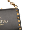Valentino Leather Rockstud Alcove Box Satchel Secondhand