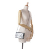 Dior Metallic Patent Microcannage Diorama Wallet on Chain Secondhand