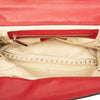 Valentino Medium Leather Rockstud Trapeze Flap Satchel Secondhand