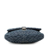 Miu Miu Matelasse Denim Crystal Chain Satchel Secondhand