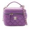 Chanel Mini CC Quilted Caviar Top Handle Vanity Case Secondhand