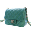 Chanel Mini Square Classic Iridescent Lambskin Single Flap Secondhand