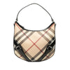 Burberry Supernova Check Coated Canvas Larkin Hobo Secondhand