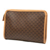 Celine Macadam Coated Canvas Clutch Secondhand