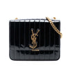 Saint Laurent Large Patent Vicky Crossbody Secondhand