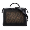 Secondhand Fendi Medium Zucca Peekaboo ISeeU Briefcase
