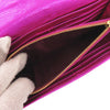 Miu Miu Metallic Leather Long Wallet Secondhand