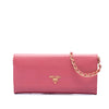 Prada Saffiano Wallet On Chain Secondhand