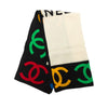Chanel CC Logo Printed Silk Scarf 90 Secondhand